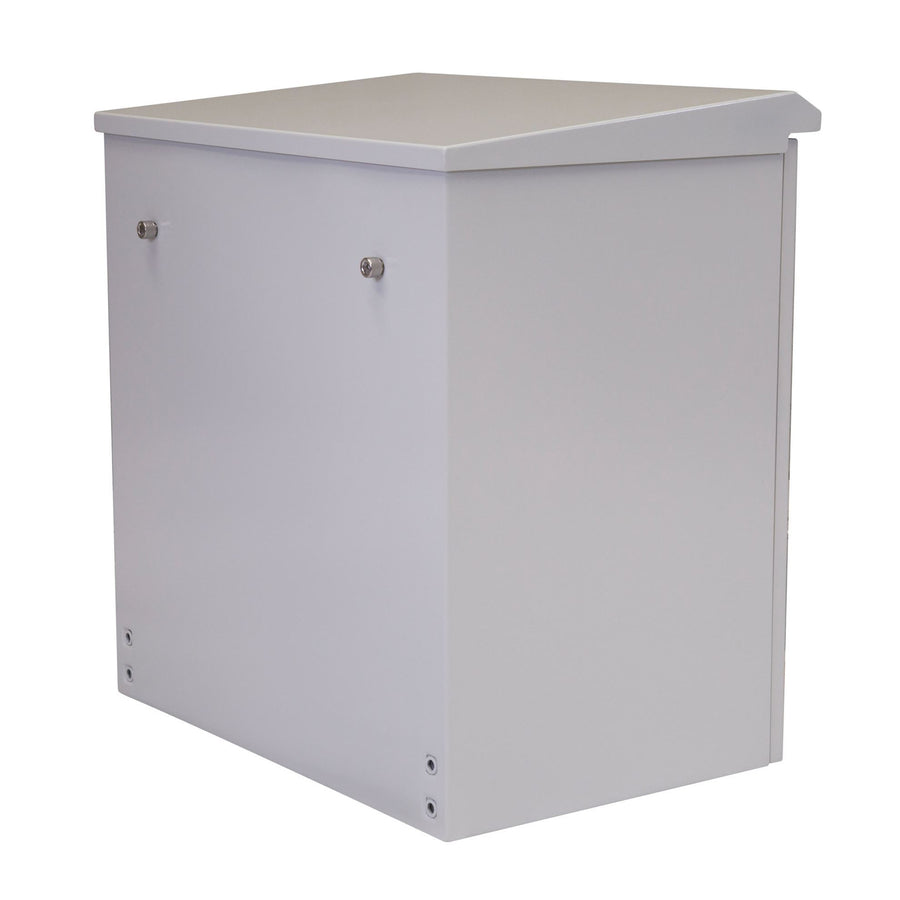 DYNAMIX RODW12-600 - 12RU Outdoor Wall Mount Cabinet 611x625x640mm (WxDxH). IP65 Rated Lockable Front Door