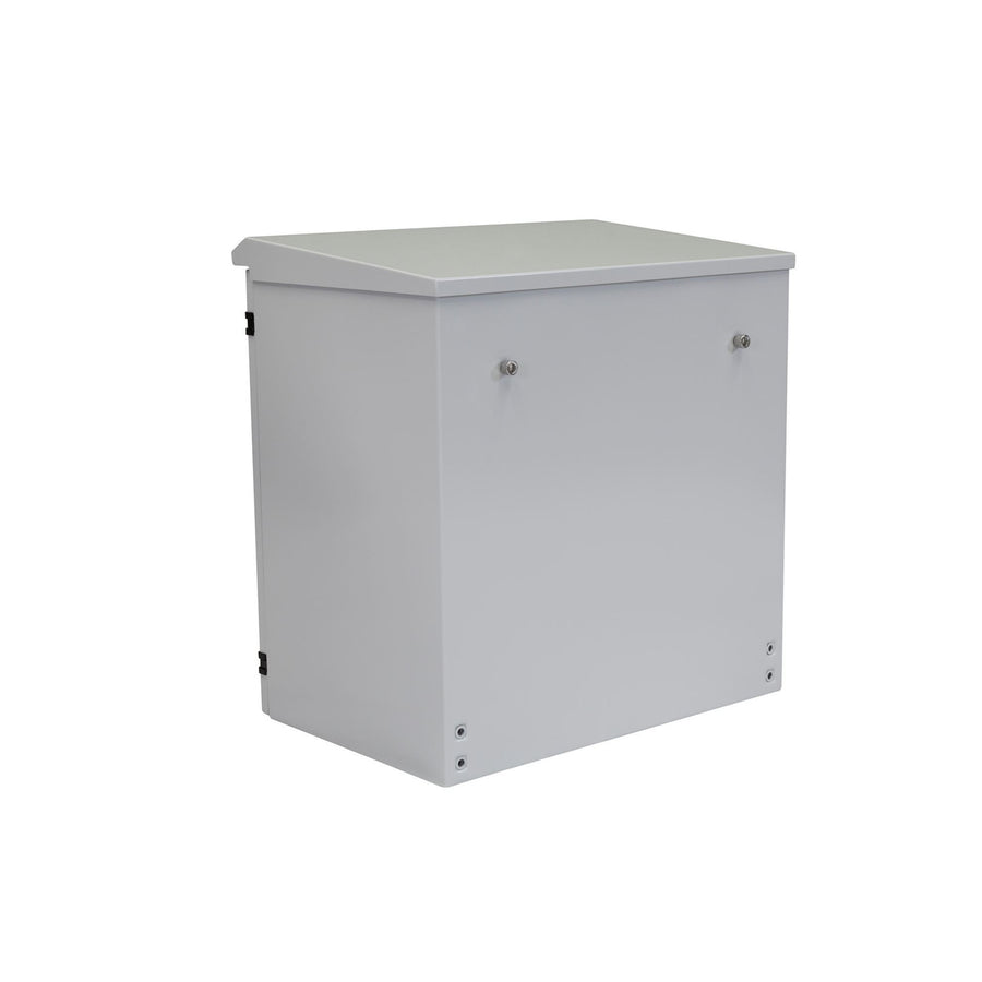 DYNAMIX RODW12-600 - 12RU Outdoor Wall Mount Cabinet 611x625x640mm (WxDxH). IP65 Rated Lockable Front Door