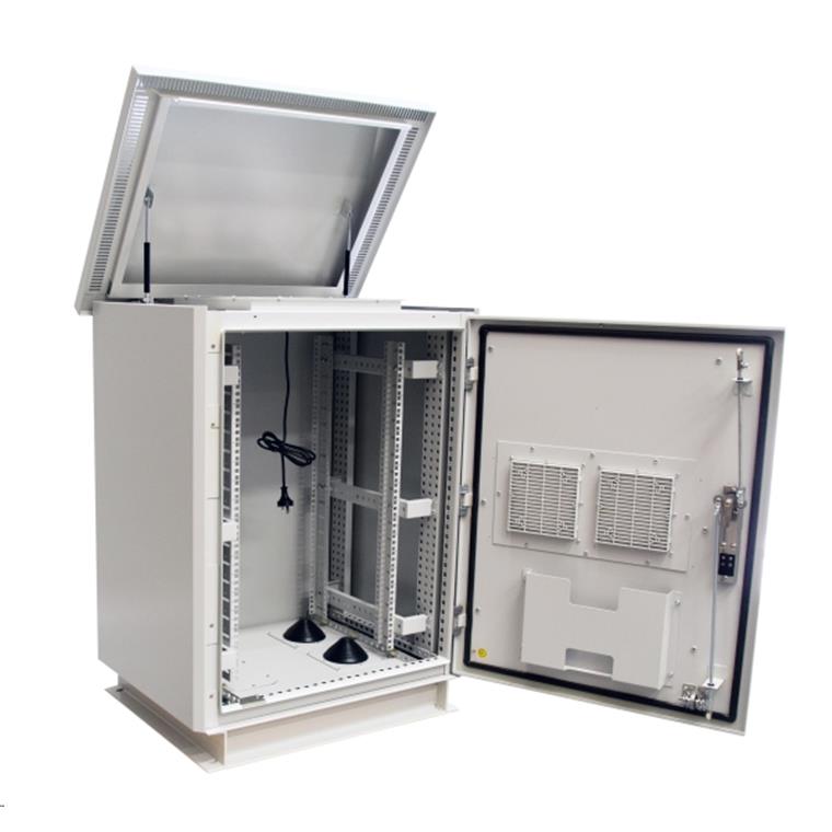 DYNAMIX 24RU Outdoor FreeStanding Cabinet. (800x 600x1375mm) IP45 Rated