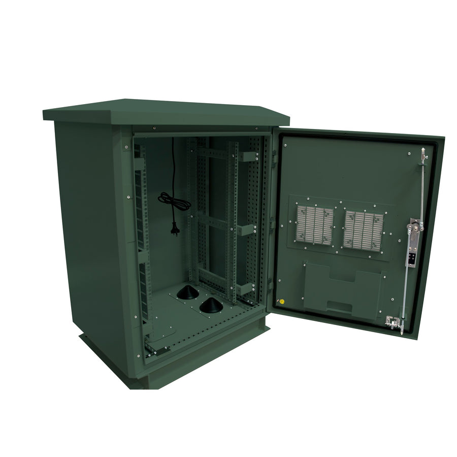 DYNAMIX 27RU Outdoor FreeStanding Cabinet. (800x600x1575mm) IP45 Rated