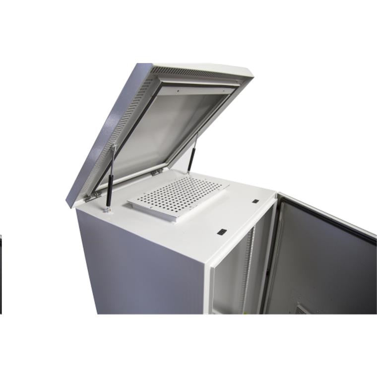 DYNAMIX RODW18-400FK - 18RU Vented Outdoor Wall Mount Cabinet 611x425x915 IP45 rated Lockable front door