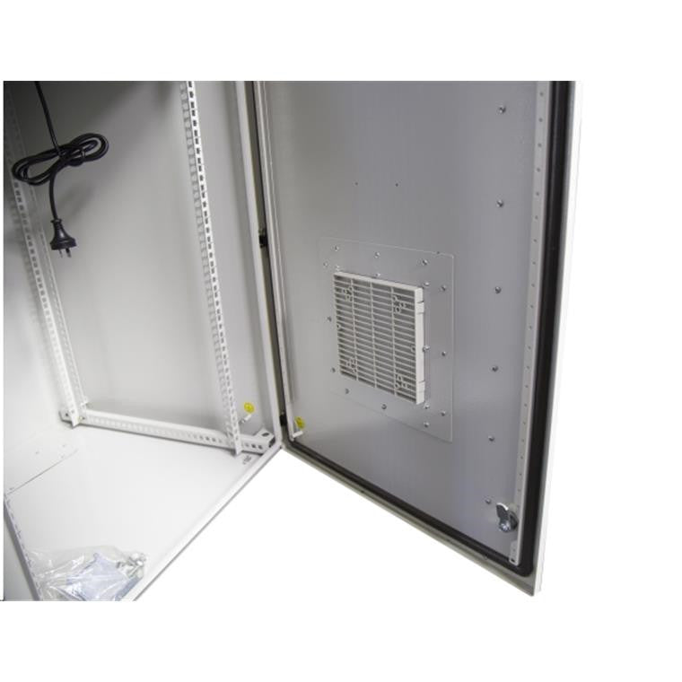 DYNAMIX RODW24-600FK - 24RU Vented Outdoor Wall Mount Cabinet.Dim 611x625x1190 IP45 rated Lockable Door