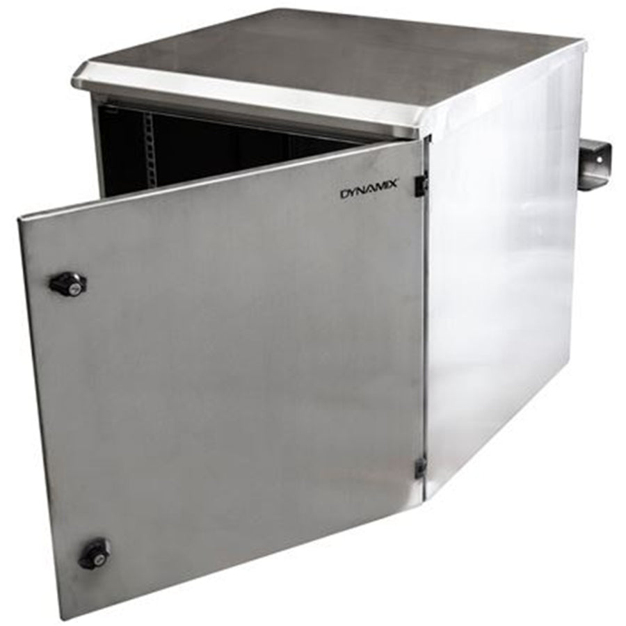 DYNAMIX RODWSS18-600 - 18RU Stainless Outdoor Cabinet 611x625x915mm (WxDxH). Stainless Steel Construction