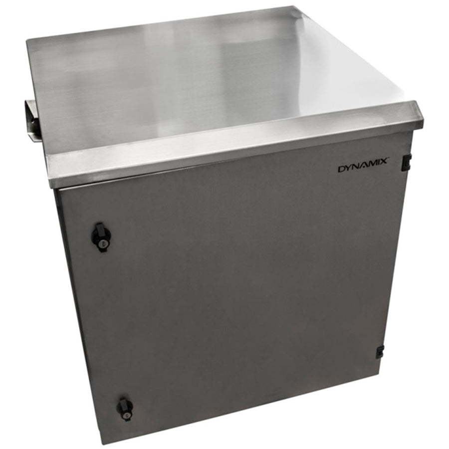 DYNAMIX RODWSS18-600 - 18RU Stainless Outdoor Cabinet 611x625x915mm (WxDxH). Stainless Steel Construction