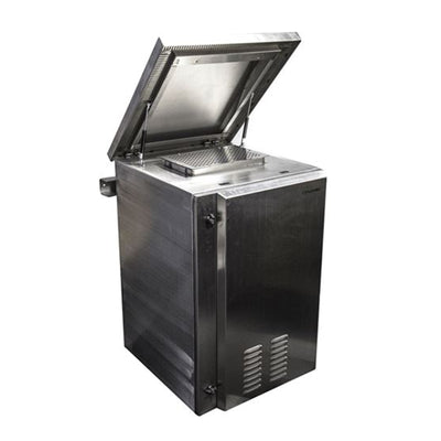 DYNAMIX 18RU Stainless Vented Outdoor Wall Mount Cabinet (611x625x915mm). Stainless
