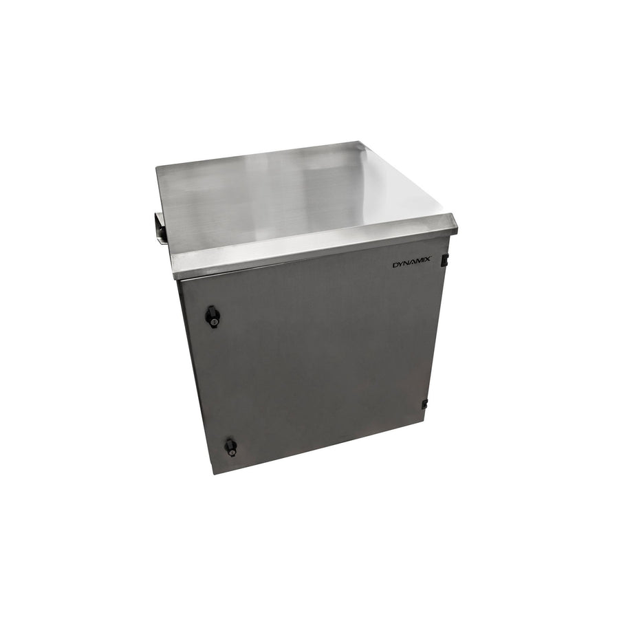 DYNAMIX 24RU Stainless Outdoor Wall Mount Cabinet (611x625x 1200mm). Stainless Steel