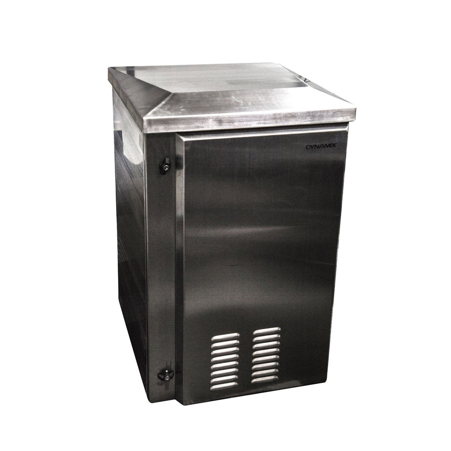DYNAMIX 24RU Stainless Vented Outdoor Wall Mount (611 x 625 x 1190mm). Stainless