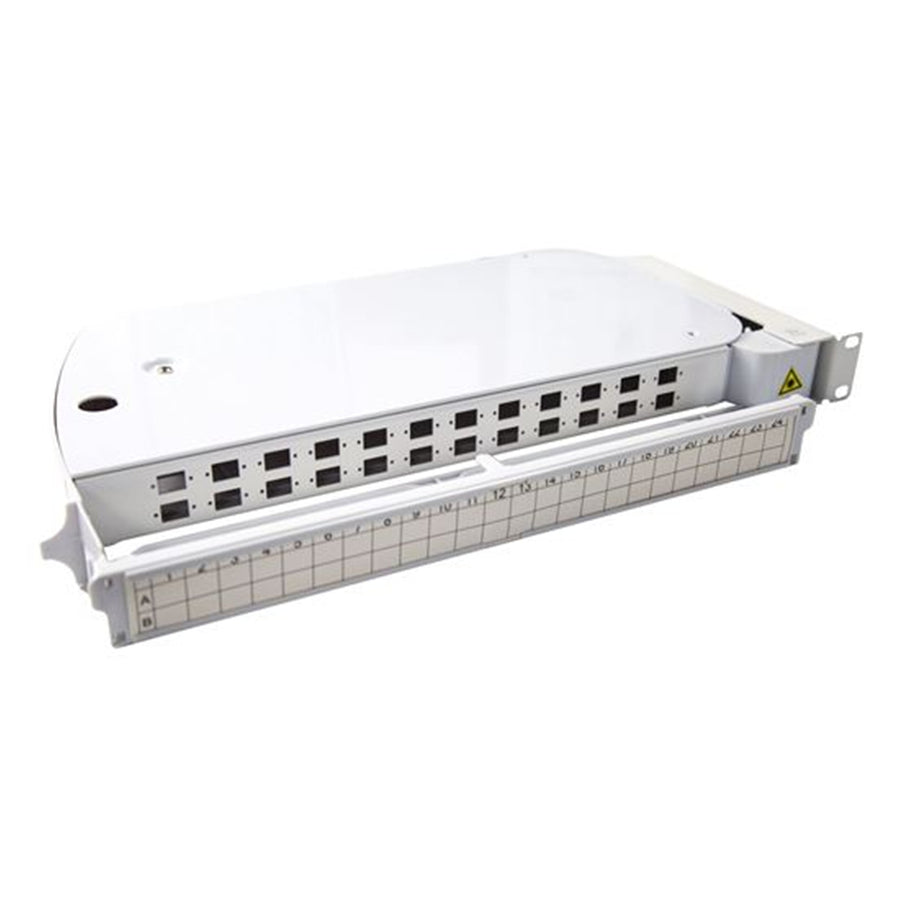 DYNAMIX PPPR24S - 1U Rotary 24 Ports SC Simplex Footprint Unloaded Right Hinge