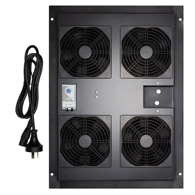 DYNAMIX RSDFANKITT - Replacement Drop in Fan Tray for RSFDS/RWM Series Cabinets Includes Thermostat Feature