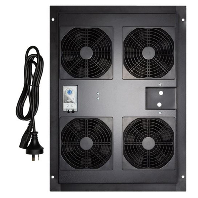 DYNAMIX RSDFANKITT - Replacement Drop in Fan Tray for RSFDS/RWM Series Cabinets Includes Thermostat Feature