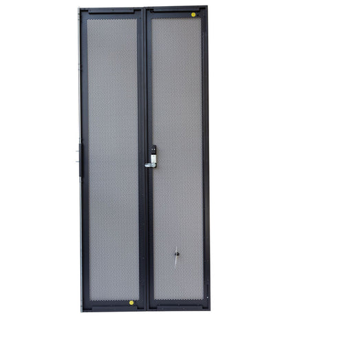 DYNAMIX RSRFD37RU - 37RU Dual Mesh Pantry Style Door Kit for SR Series 800mm Wide Cabinets
