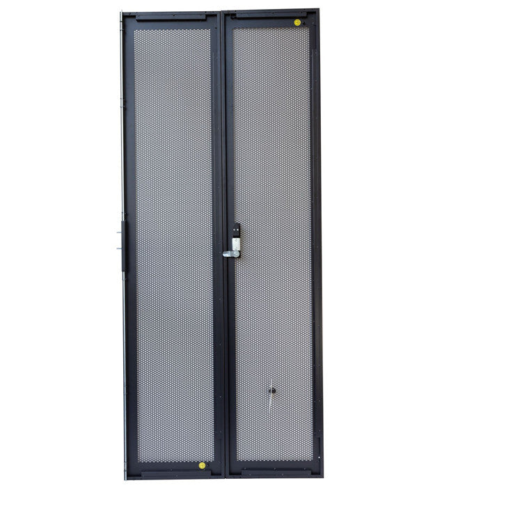 DYNAMIX RSRFD37RU - 37RU Dual Mesh Pantry Style Door Kit for SR Series 800mm Wide Cabinets