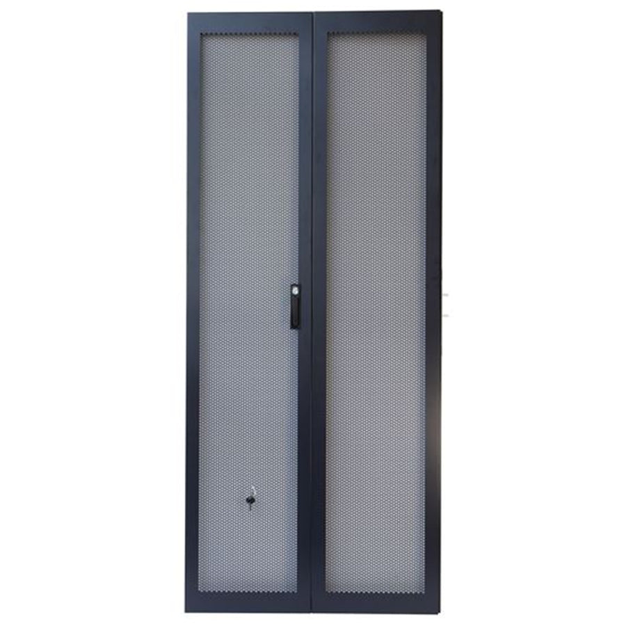 DYNAMIX RSRFD42RU - 42RU Dual Mesh Pantry Style Door Kit for SR Series 800mm Wide Cabinets