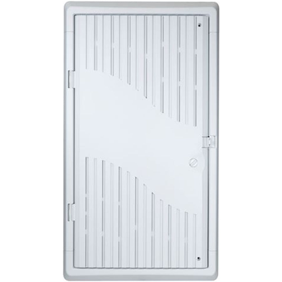 DYNAMIX HWS-2803WRV2 - 28'' Recessed Plastic Network Enclosure WiFi Ready Slim Vented Lid Dual GPO