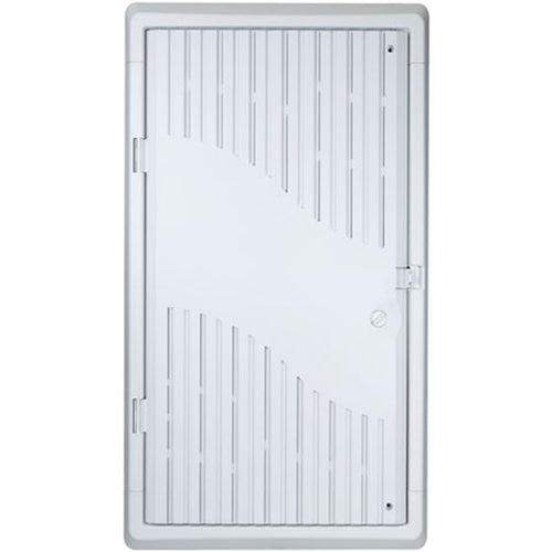 DYNAMIX HWS-2803WRV2 - 28'' Recessed Plastic Network Enclosure WiFi Ready Slim Vented Lid Dual GPO