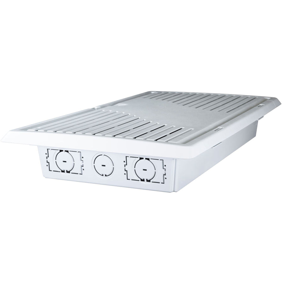 DYNAMIX HWS-2803WRV2 - 28'' Recessed Plastic Network Enclosure WiFi Ready Slim Vented Lid Dual GPO