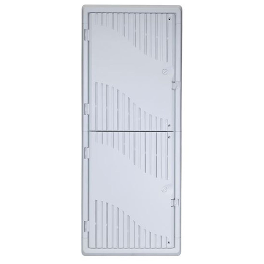 DYNAMIX HWS-4203WRV2 - 42'' Recessed Plastic Network Enclosure Slim Vented Lid Dual GPO/Cable Knockouts