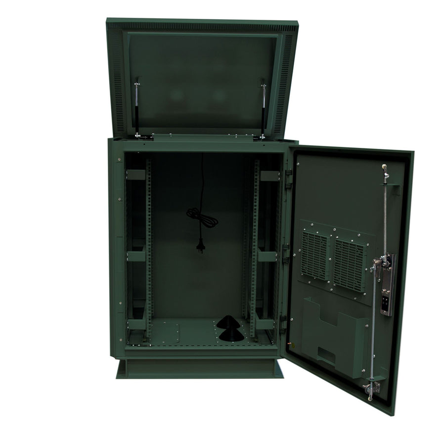 DYNAMIX 24RU Outdoor FreeStanding Cabinet. (800 x 800 x 24U) IP45 Rated