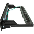 Dynamix PP-UKSTP-24RMB Horizontal 19 1RU Unloaded  24 Port STP Patch Panel, with Rear Cable Managementbar.IncludesEarthing Wire and Plastic Labelling Kit. RoHS, Numbered 1-24 — image 3