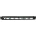 Dynamix PP-UKSTP-24RMB Horizontal 19 1RU Unloaded  24 Port STP Patch Panel, with Rear Cable Managementbar.IncludesEarthing Wire and Plastic Labelling Kit. RoHS, Numbered 1-24 — image 4