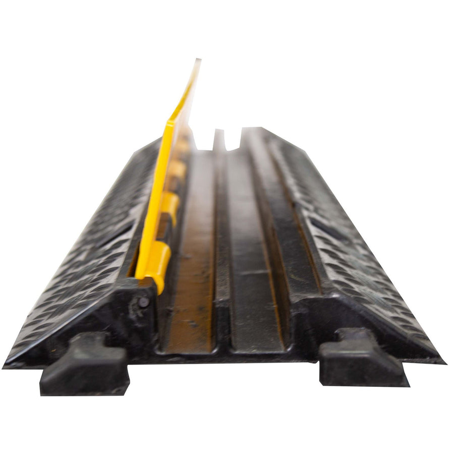 DYNAMIX FCP-2CH-1000 - 2-Channel Floor Cable Protector Heavy Duty w/ Installation Lid