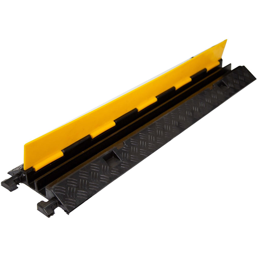 DYNAMIX FCP-2CH-1000 - 2-Channel Floor Cable Protector Heavy Duty w/ Installation Lid