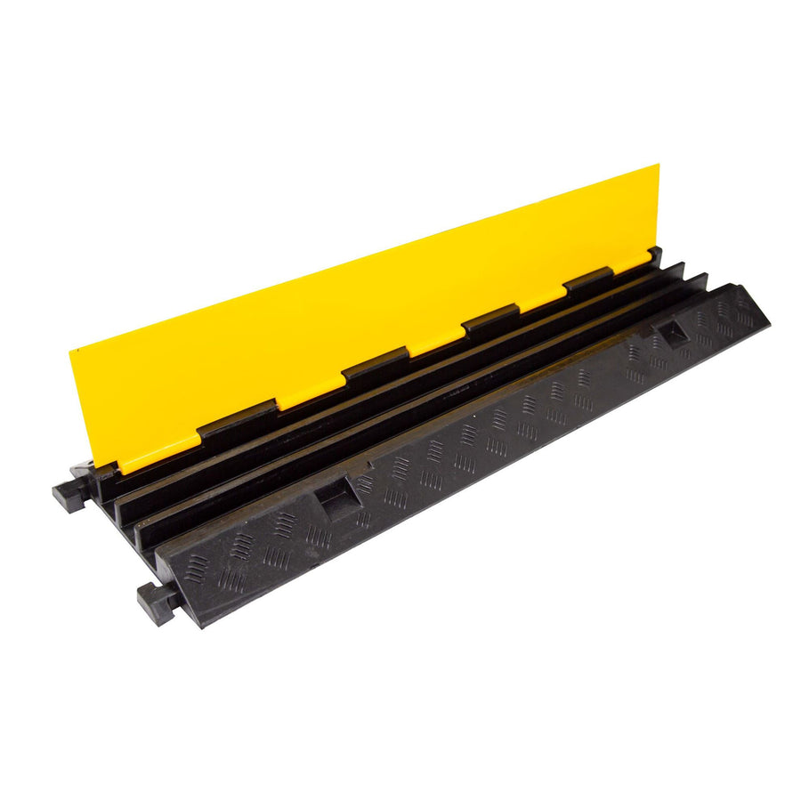 Dynamix  FCP-3CH-1000  Floor Cable Protector - 3-Channel - Max Load 10 Tons - 1000mm