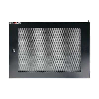 DYNAMIX RAWM-FMD12 - Netzfronttür 600 mm 12 HE mit kleinem Rundschloss für RWM12 600 x 566 x 22