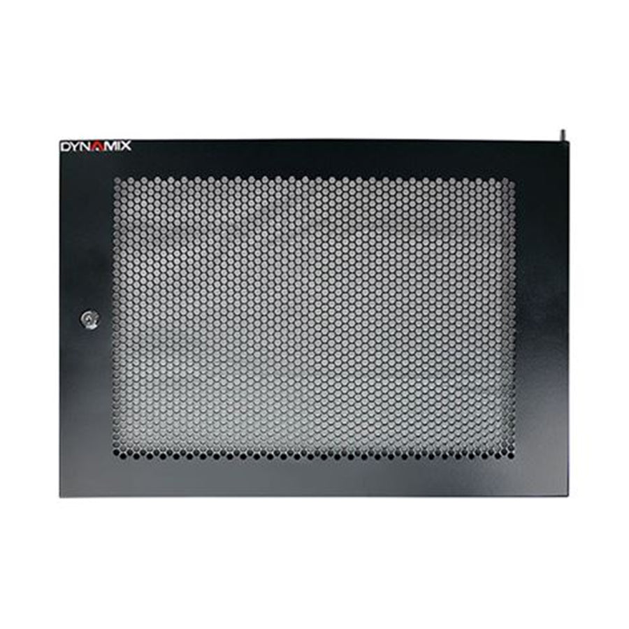 DYNAMIX RAWM-FMD12 - Mesh Front Door 600mm 12U w/ Small Round Lock for RWM12 600 x 566 x 22