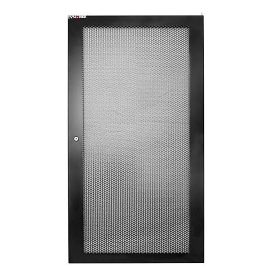DYNAMIX RAWM-FMD18 - Mesh Front Door 600mm 18U w/ Small Round Lock for RWM18