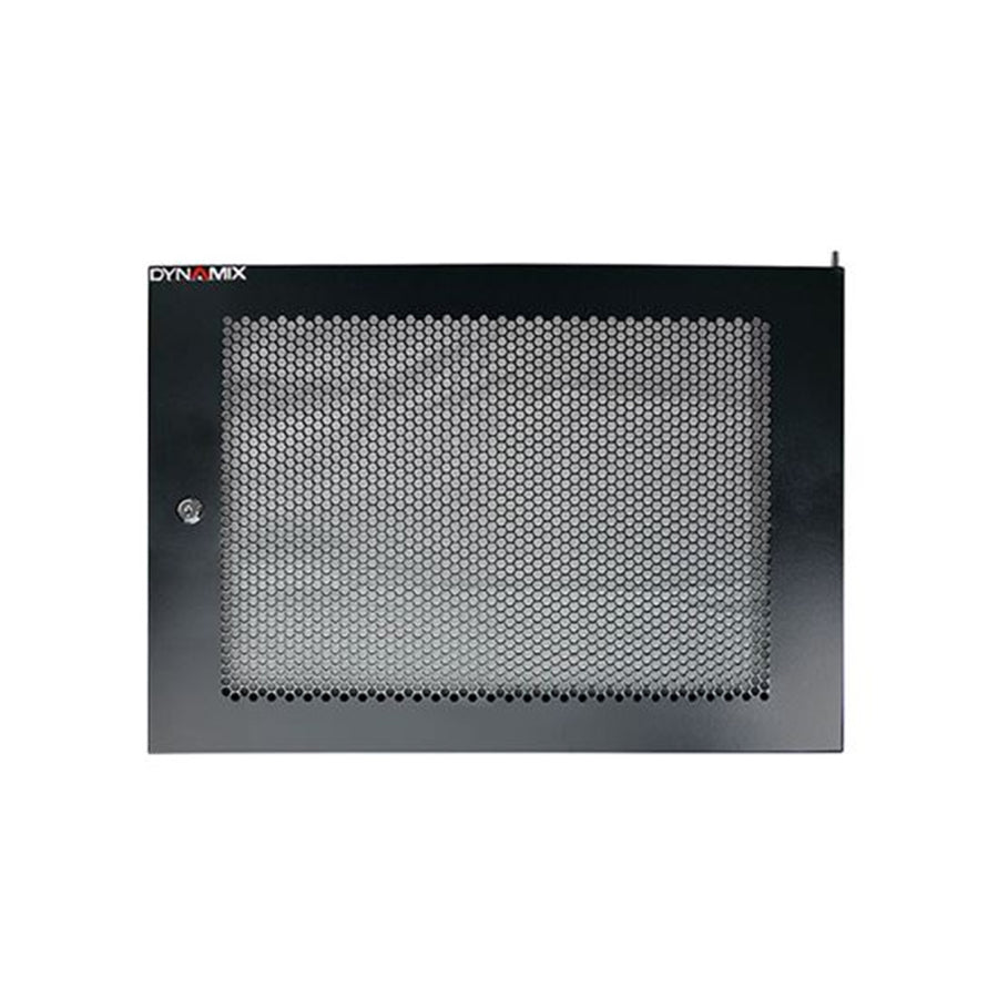 DYNAMIX RAWM-FMD6 - Mesh Front Door 600mm 6U w/ Small Round Lock for RSFDS RWM RDME RSFDL Series Cabinets