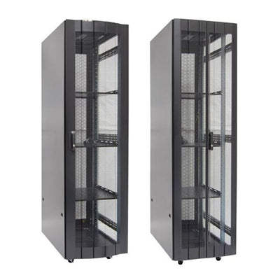 Dynamix RST42-6X8 DYNAMIX 42RU Server Cabinet 800mm Deep (600x 800x2081mm) Includes 3x FixedShelves, 4x Fans, 25x Cage Nuts, 4x Castors, 4x Levelling Feet Front & Rear Bifold Mesh Doors.