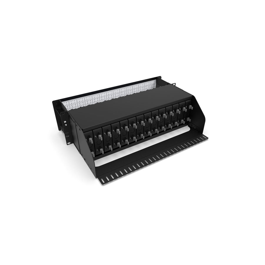 DYNAMIX LGX3U - 3U 19'' 14 Slots LGX Modular Frame Up to 336 Fibre Optic in LC