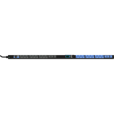 Enlogic ENL-EN1337 Input Metered, iPDU, 220-240VAC, 1- phase, (36)C13, (6)C19, 2x 16A HydraulicMagnetic Circuit breakers, 32A input, 3m Lead to IEC 60309 332P6 plug Enlogic-EN2.0 Advant