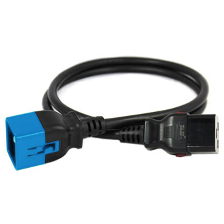Enlogic ENL-EP8714s - Verriegelndes Netzkabel C19-C20, 1,2 m Länge, Schwarz (einzeln)