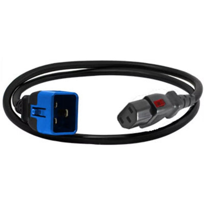 Enlogic ENL-EP8726s – Verriegelndes Netzkabel C13-C20, 1,8 m Länge, Schwarz (einzeln)