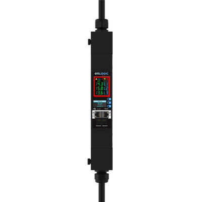 Enlogic ENL-EZ1732 Inline Energy Meter: 3 phase 32A IEC309 input plug/output connector