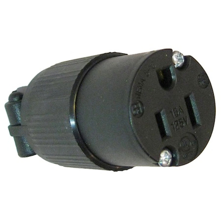 RackPower KNAS28-01 - USA NEMA 5-15R 15A Steckdose 125V gerader Stecker, wiederverdrahtbar