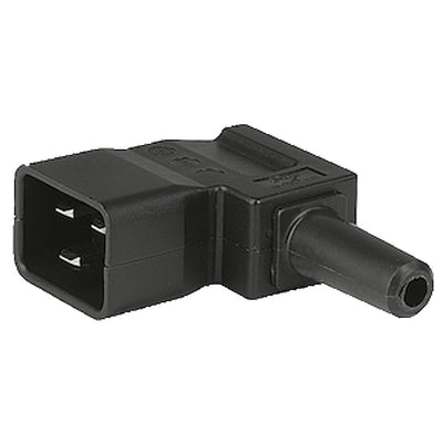RackPower KNCP29-02 - PLUG: 16A C20 IEC left-hand angle