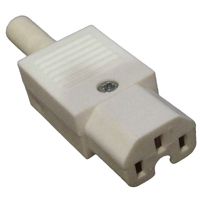 RackPower KNCS18-09 - 10A C15 Hi Temp White Socket