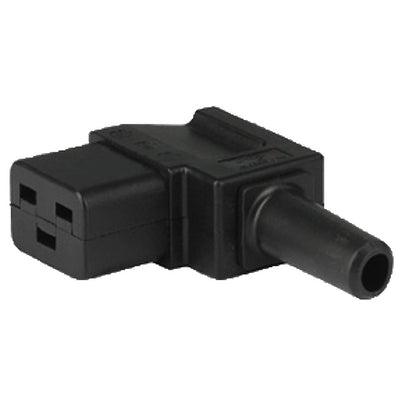 RackPower KNCS29-02 - 16A C19 IEC Left Hand angled socket
