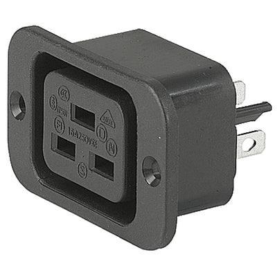 RackPower KNCU22-01 - 16A C19 Outlet panel screw mount
