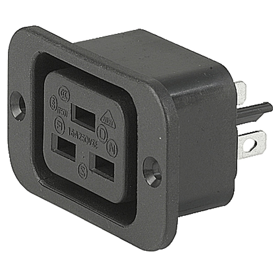 RackPower KNCU22-01 - 16A C19 Outlet panel screw mount