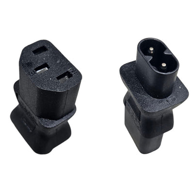 RackPower KNFCA08-01 - Adapter: C8 IEC "Figure 8" plug to C13 IEC socket  “For use with Testing and Tagging only”