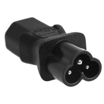 RackPower KNLCA08-01 - Adapter: C6 IEC "Clover" plug to C13 IEC socket  “For use with Testing and Tagging only”