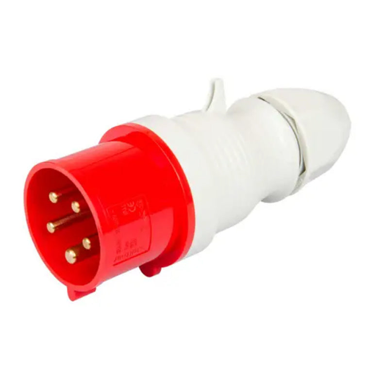 RackPower KNE3P58-04 - 32A CEE IEC 309 5p 3ph IP44 Walther 230 Stecker