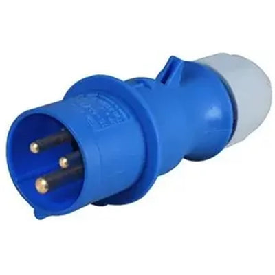 RackPower KNEP28-01 - 16A Blue CEE IP44 3 pin plug