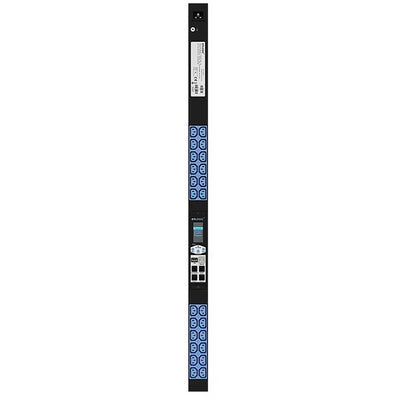 RackPower ENL-EN1101 - Enlogic PDU Metered, single phase 16A input, 24xC13 outlets, no Circuit Breakers,  3m Lead with IEC 309 3pin plug