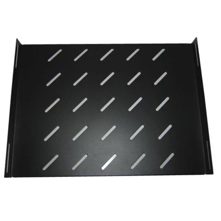 RackPower SFA550F-B - Fixed Shelf 550d 1RU 19" Width for 800mm Cabinet Ventilated Black