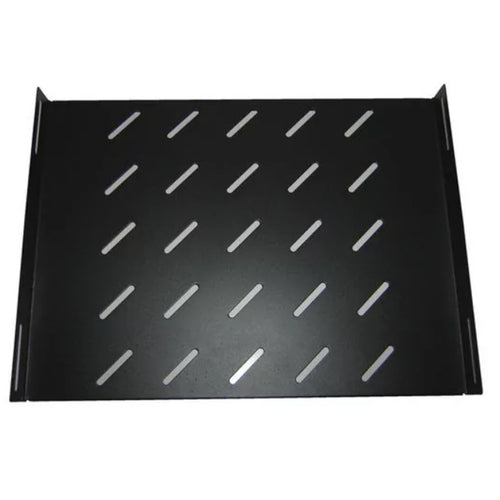 RackPower SFA550F-B - Fixed Shelf 550d 1RU 19" Width for 800mm Cabinet Ventilated Black